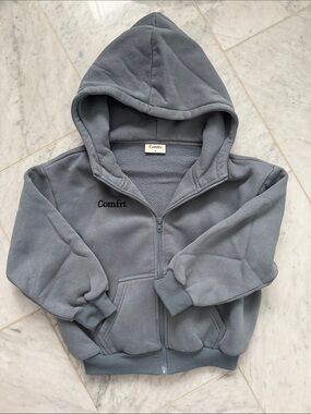Kids Comfrt Zipper Hoodie Medium
